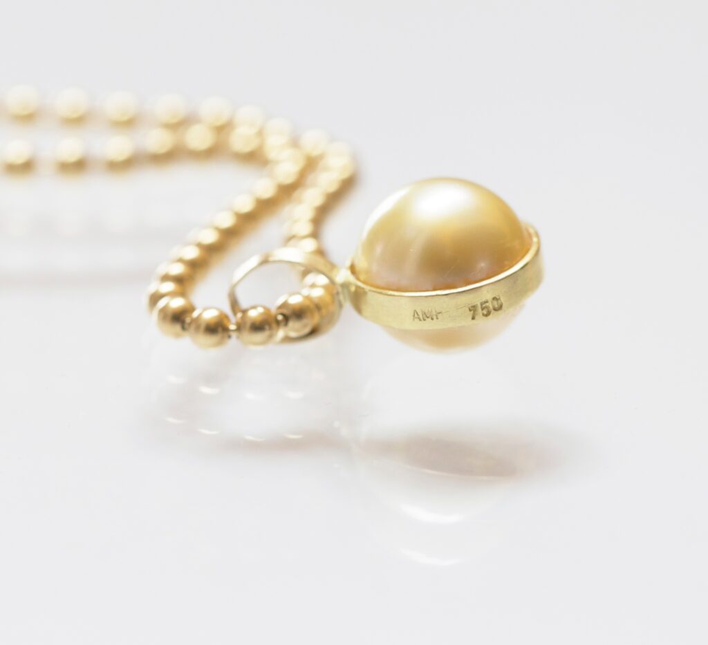Golden South Sea Pearl Pendant
